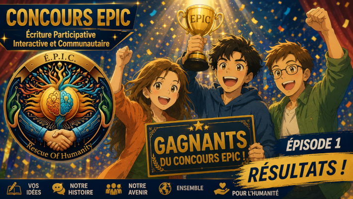 Résultats Concours Projet E.P.I.C épisode 1
